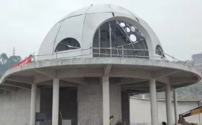 鋼絲繩電動葫蘆參與萬州北濱公園建設項目