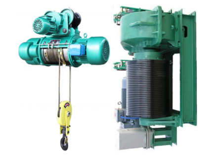鋼絲繩電動葫蘆和卷揚機